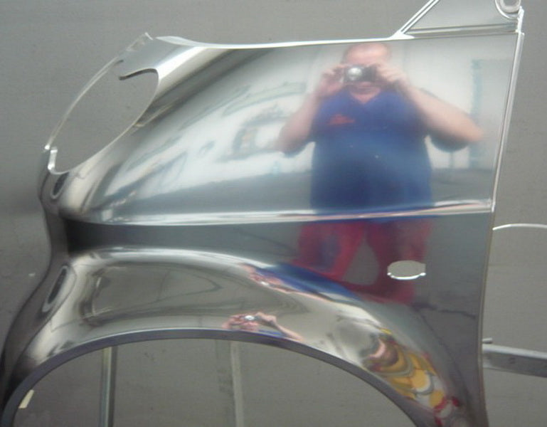 chrom schutzblech lackieren Chrom Optik Lack ohne Wasserbinder