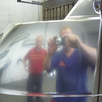 CHROM OPTIK DESIGN LACK Set mit 2K Wasserklarlack