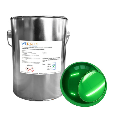 Silberschutzlack Hellgrün 1K für SprayVerchromen - WT-Direct