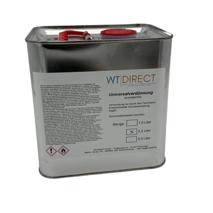 Verdünnung für Lacke