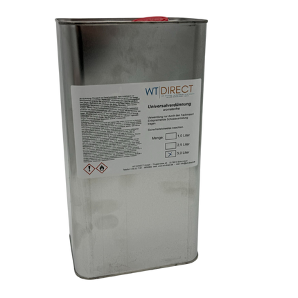 Verdünnung für Lacke