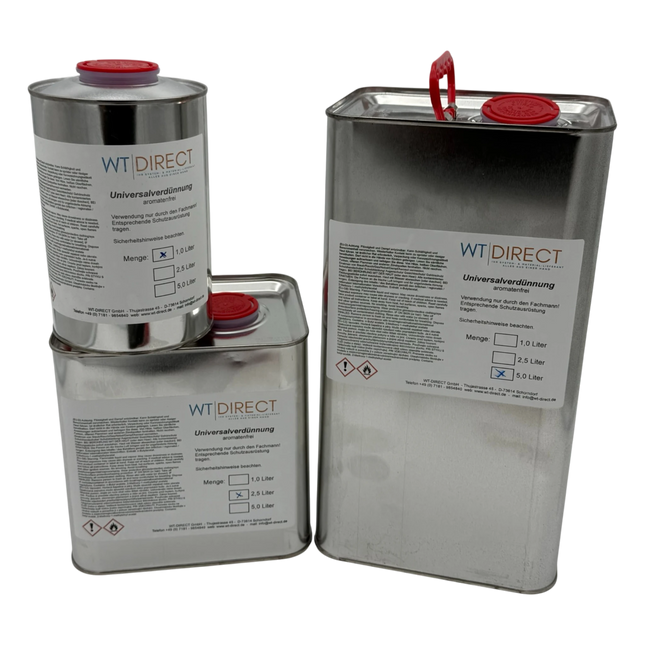 Verdünnung für Lacke