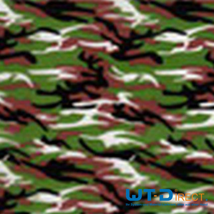 Wassertransferdruck Folie Tarnmuster in Bunt WT-003