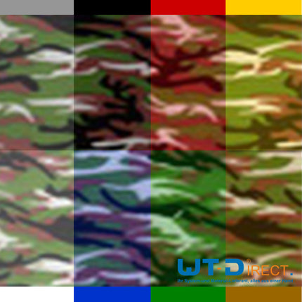 Wassertransferdruck Folie Tarnmuster in Bunt WT-003