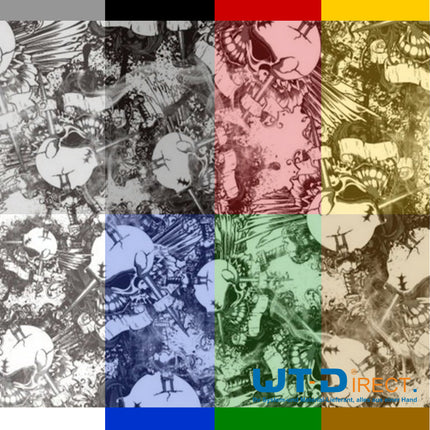 Wassertransferdruck Folie Totenkopf Groß WT-1704H