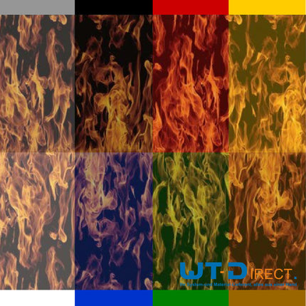 Wassertransferdruck Folie Flammen WT-1706