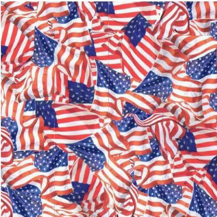 Wassertransferdruck Folie US Flags in Blau/Roten WT-1709