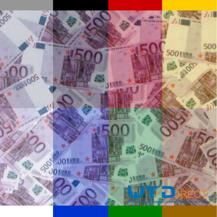 Wassertransferdruck Folie 500 Euro Scheine WT-1710