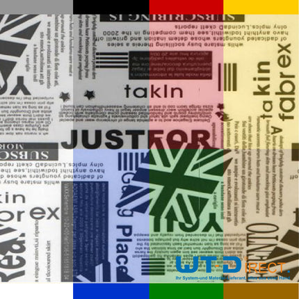 Wassertransferdruck Folie Sticker Black and White WT-1711