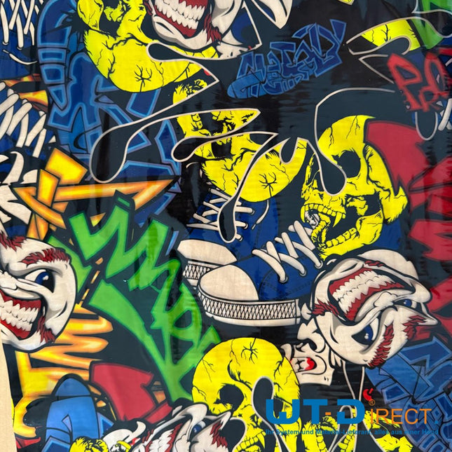 Wassertransferdruck Folie Stickerbomb Grob WT-1803