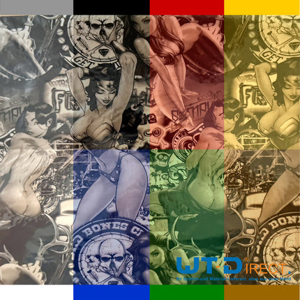 Wassertransferdruck Folie Sticker Girls WT-1804