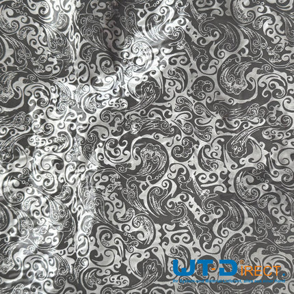 Wassertransferdruck Folie Henna Silber WT-1805