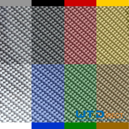 Wassertransferdruck Folie Carbon Silber Grob WT-1808